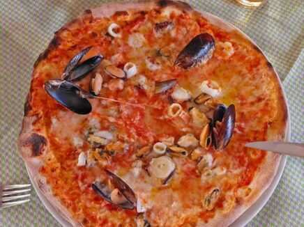 Pizza ai frutti di mare