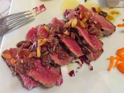 Tagliata di carne La Palazzina